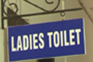 ladies toilet ...